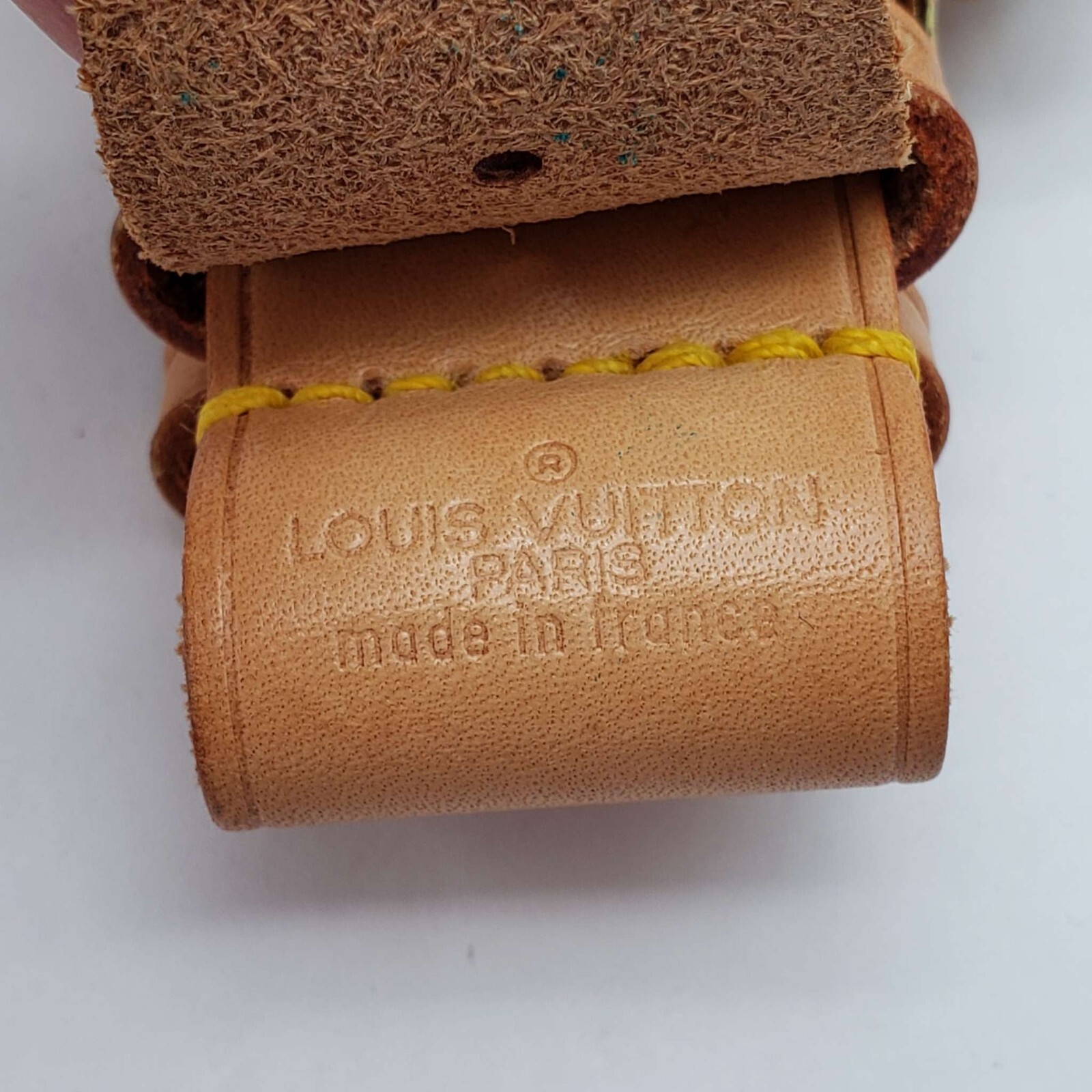 Authentic Louie Vuitton Luggage tag with Lock and Key#1