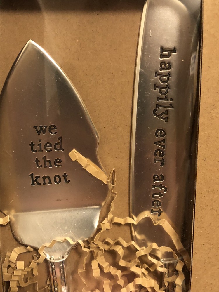 Mud Pie Wedding Cake Serving Set, New In Box, Gift Ready