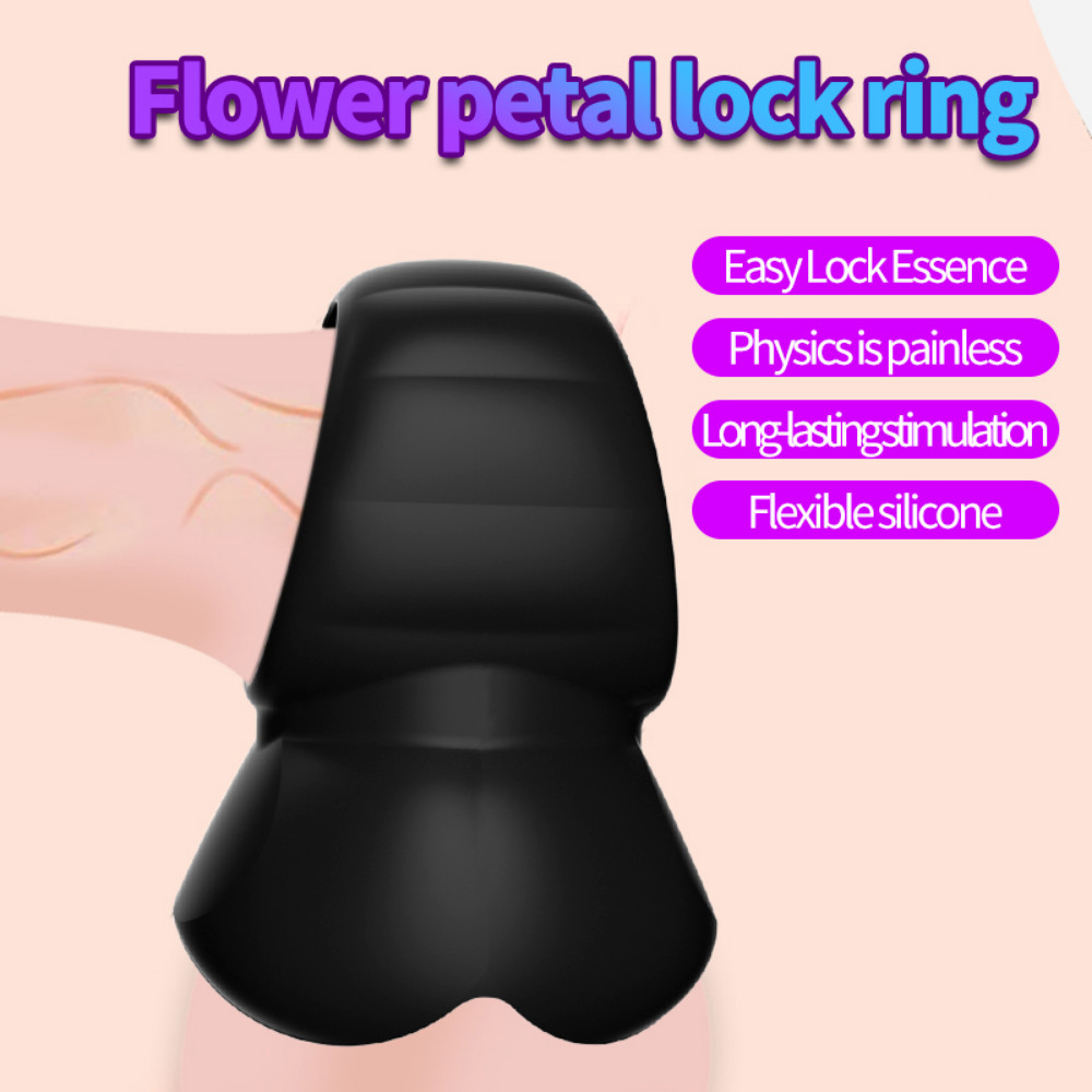 Silicone Ball Stretcher Enhancer Squeeze Scrotum Testicle Ring Delay Ejaculation