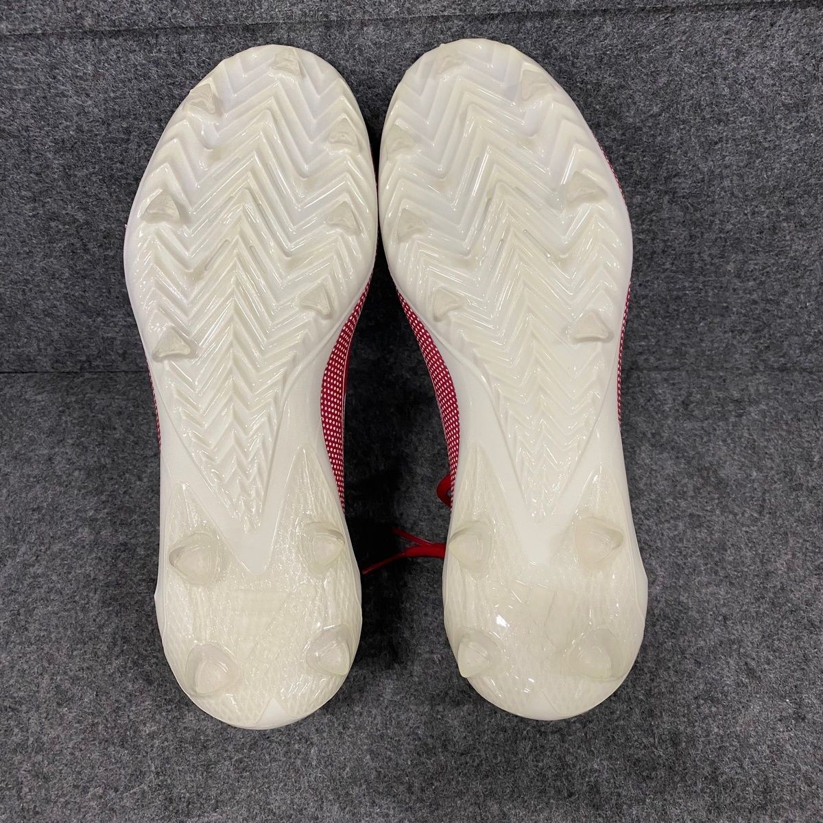 ADIDAS Adizero Electric.1 Performance Cleats Men's Size 11 Red/White