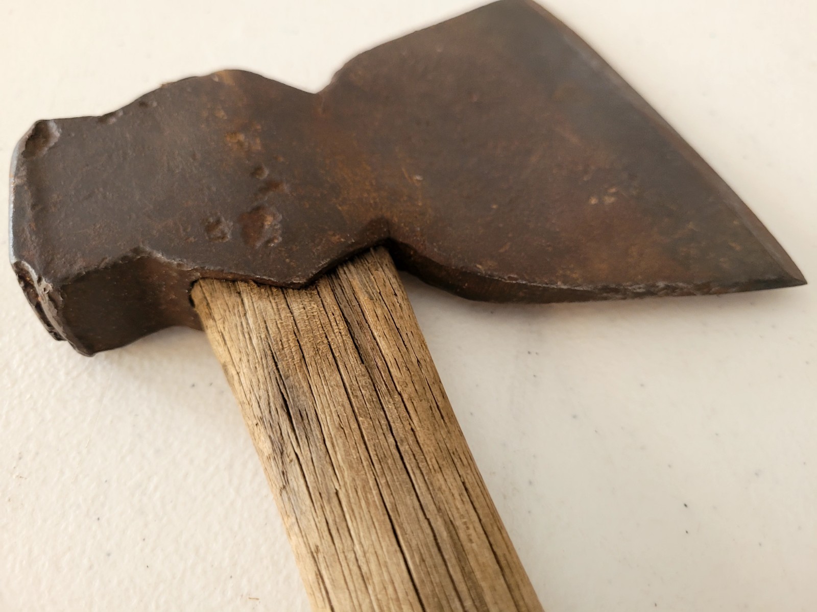 Antique/Vintage? Hewing Axe Hatchet with Wooden Handle