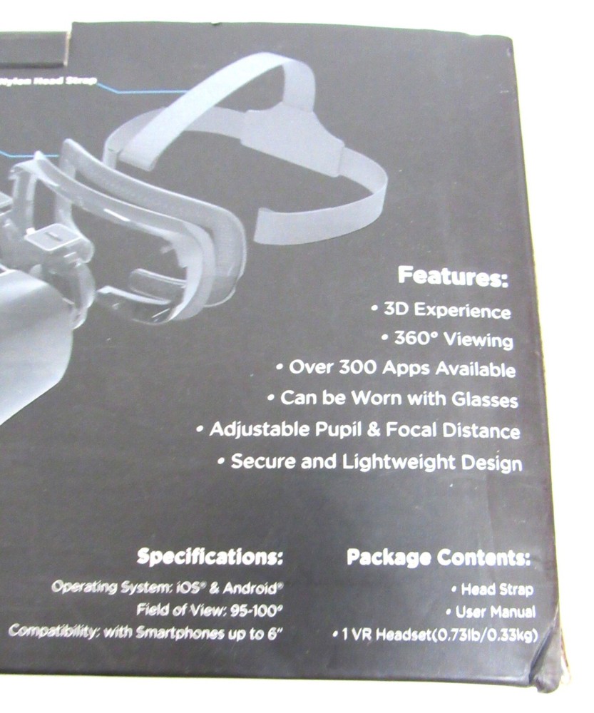 Oracle Hype Virtual Reality Headset 3D for Smart Phone New