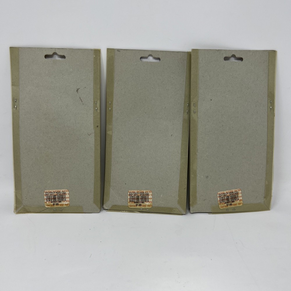 Hot Topic Vintage Skull Pirate Drawer Knobs Pulls 1 Complete 2 Incomplete