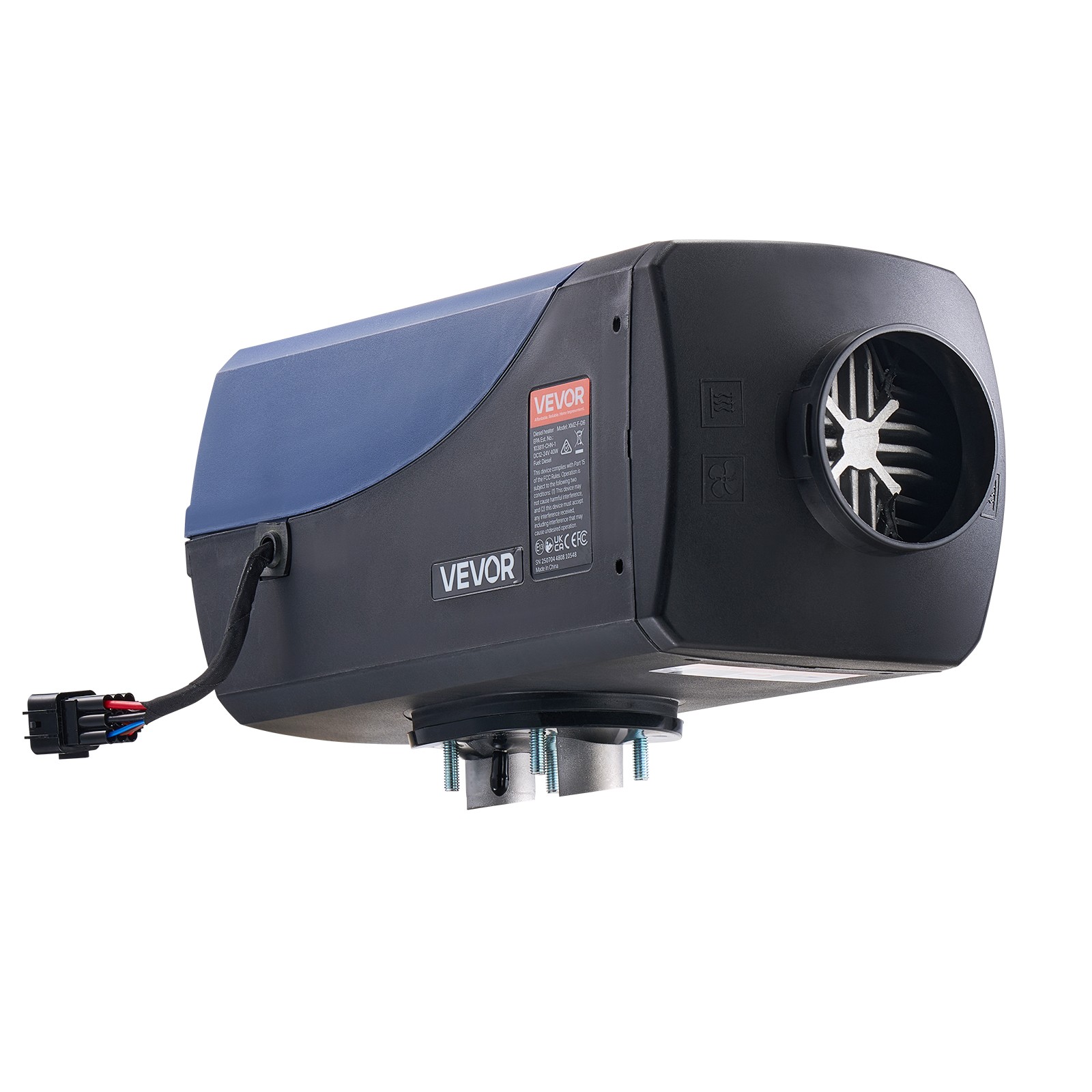 VEVOR Diesel Heater Portable Diesel Air Heater 8KW DC 12V/24V 2.6 Gal Large Tank