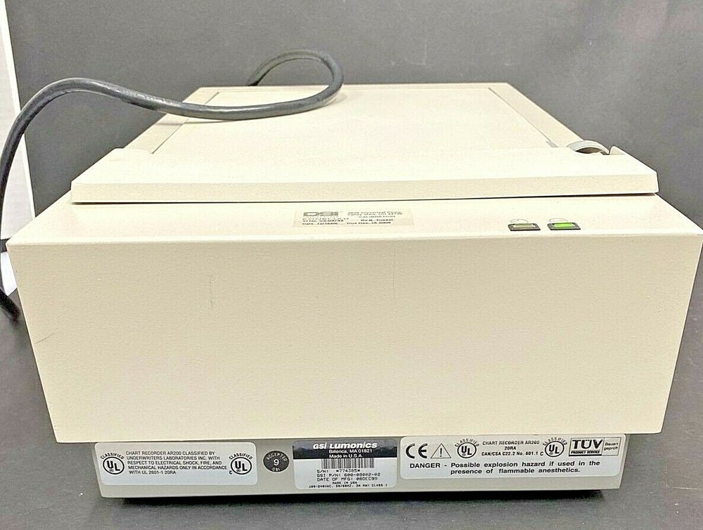 GSI Lumonics Flatbed Chart Recorder