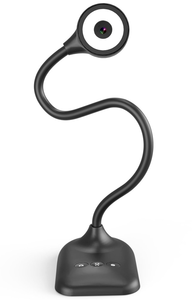 kitchbai Document Camera for Teachers, Webcam and Overhead Camera for Classro...