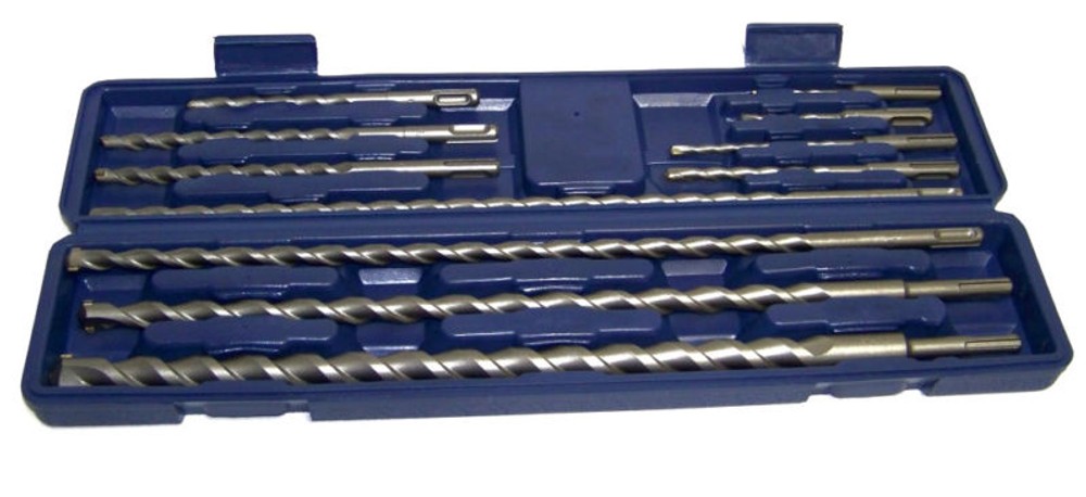 11 pcs DRILL BITS SDS PLUS CONCRETE MASONRY ROTARY BIT SET DRILLING TOOL KIT