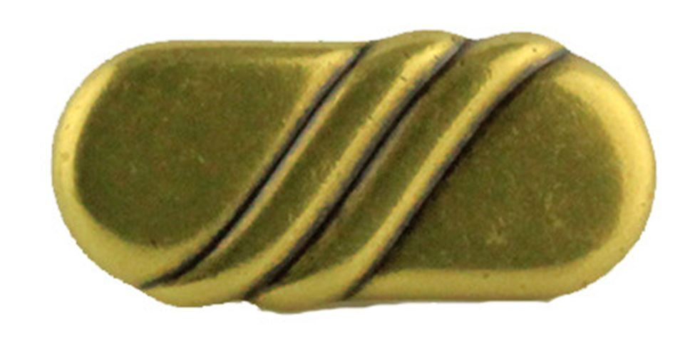 1-7/8" Oval Knob Regency Brass