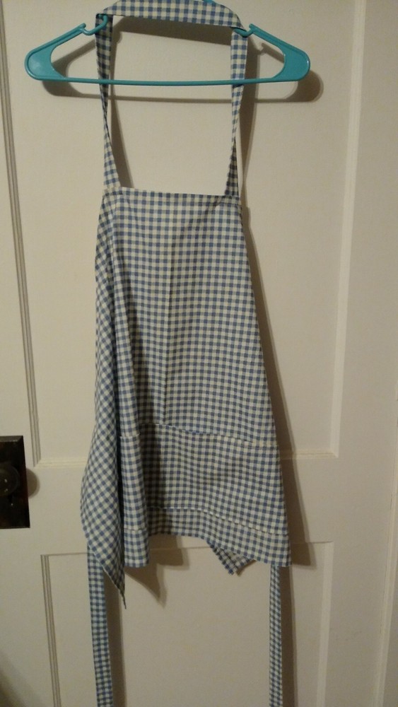 Handmade Over the Head Apron Smock Kitchen Cooking Craft Work Mid Length