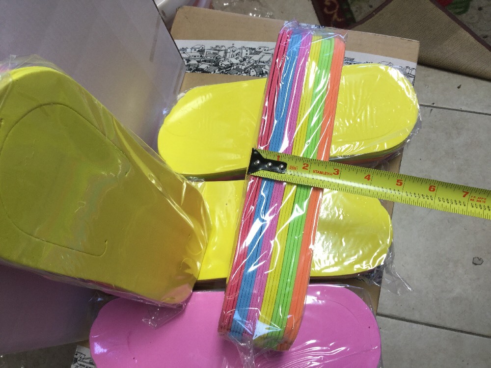 120 Pairs Disposable Slipper Spa Pedicure foam flip flop slippers (fold type)