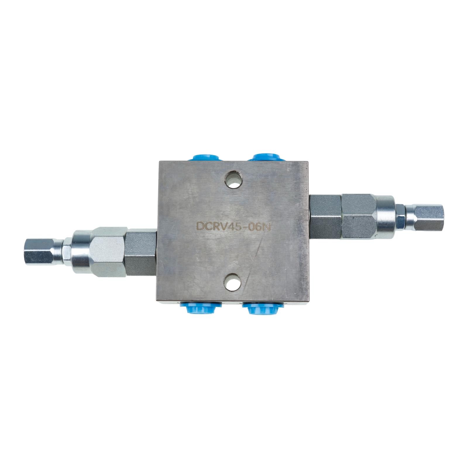 Dual Crossover Hydraulic Relief Valve DCRV45-06N 3/8" NPT Port, 12 GPM Max Flow