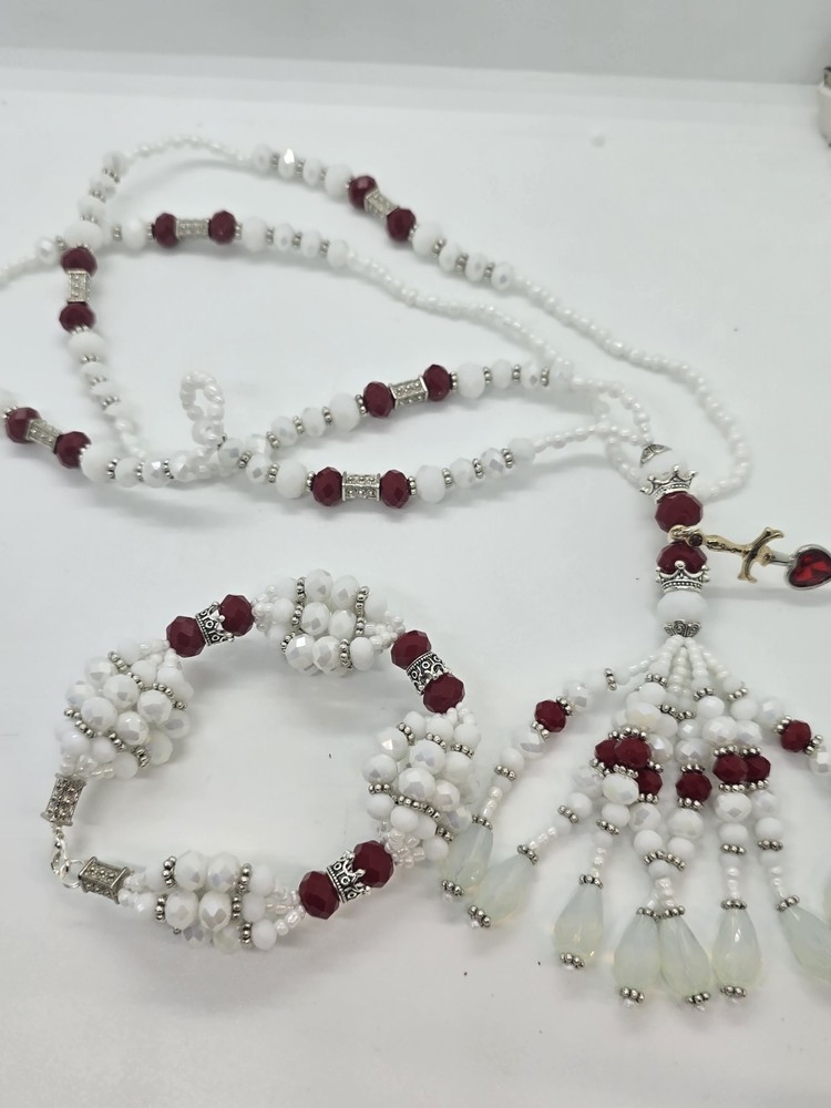 Set de collar e idde Obatala AYAGGUNA DELUXE