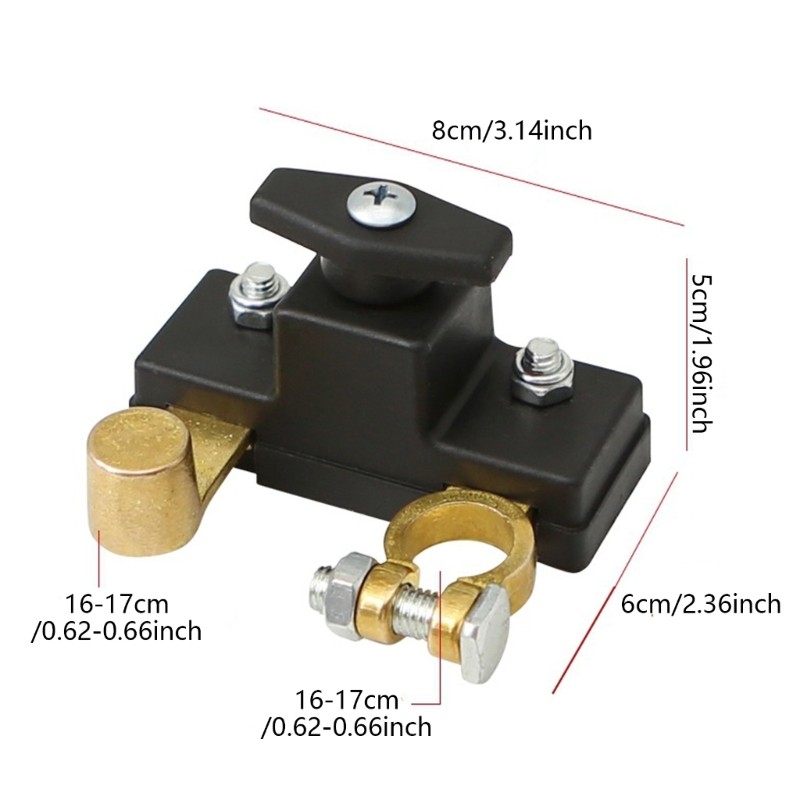 High Conductivity Vehicle Battery Shut Off Switch Easy Installation Cell Switch