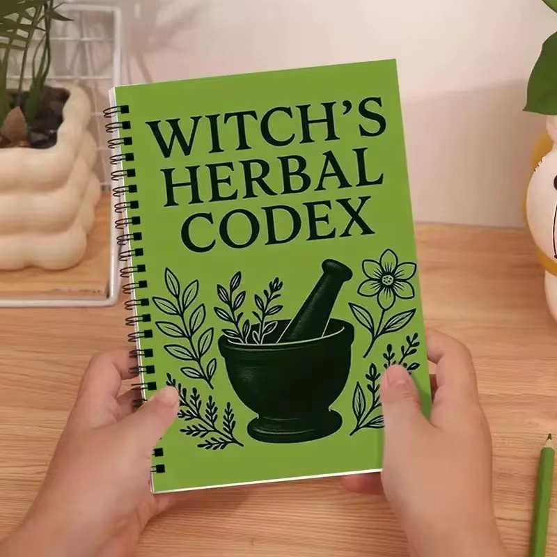 Witch's Herbal Codex - Magical Herb Guide Book Occult Pagan Witchcraft Reference