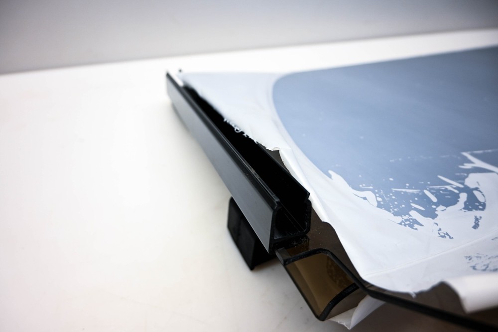 Rhox WIN-1010 Smokey Fold Down Windshield NOS