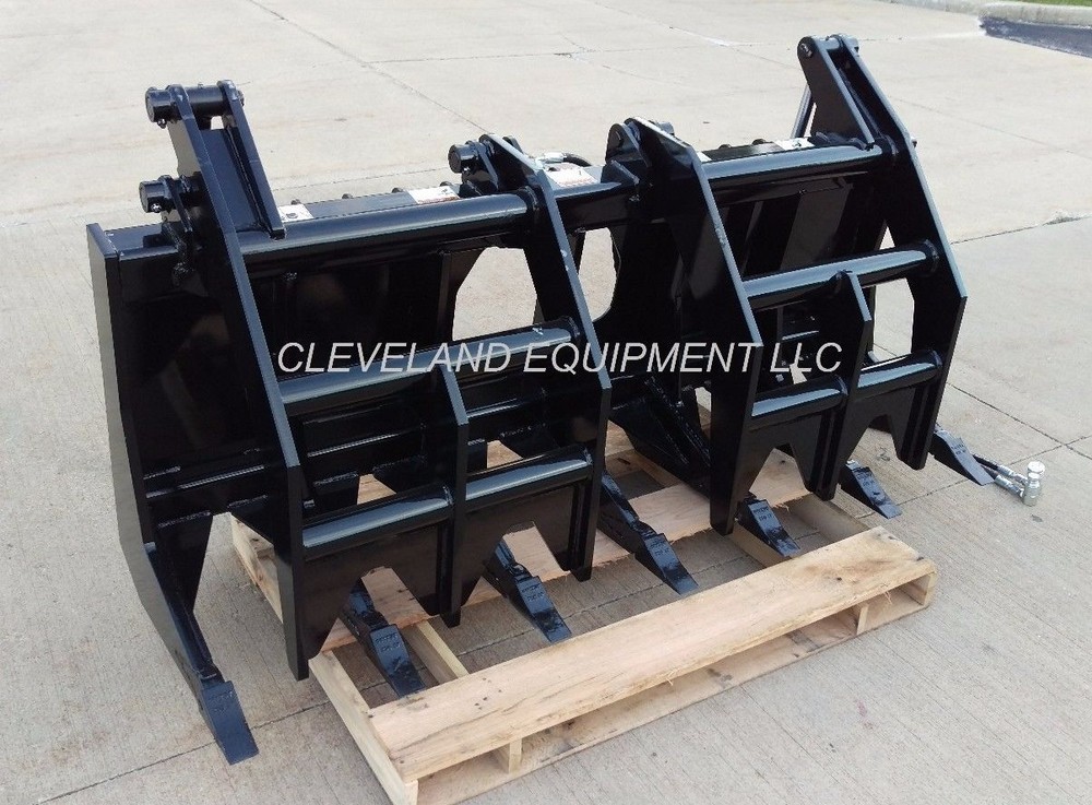 72" SEVERE-DUTY ROOT GRAPPLE RAKE ATTACHMENT New Holland Case Skid-Steer Loader