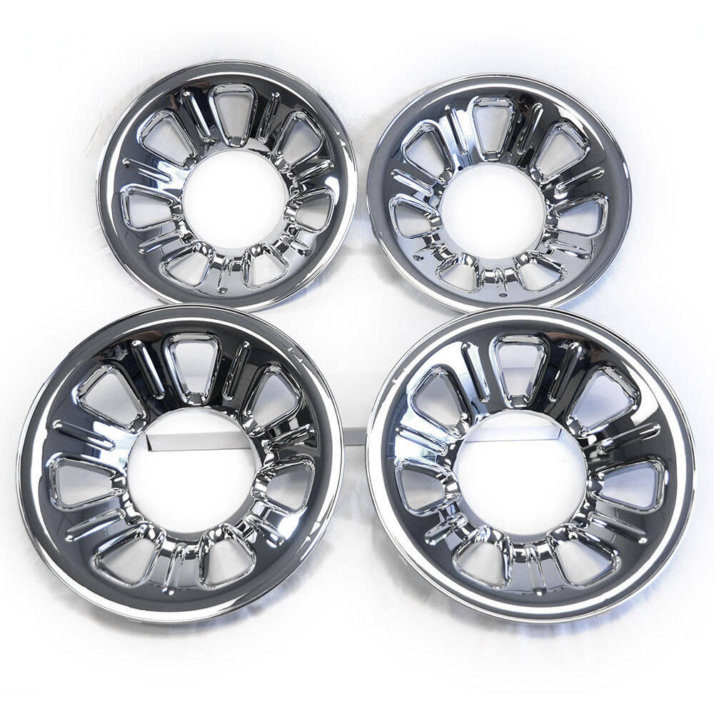 4 15" Chrome Wheel Skins Hub Caps Full Covers 7 Spoke for 2000-2011 Ranger