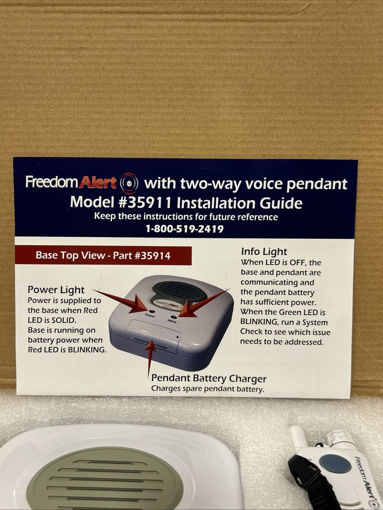 LogicMark 35911 Freedom Alert Emergency System DECT Technology
