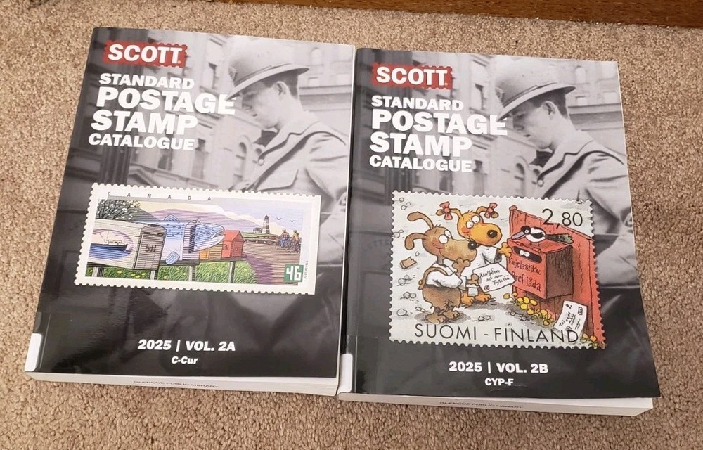 2025 Scott Postage Stamp Catalogue/Catalog Volume 2A and 2B Ex Library