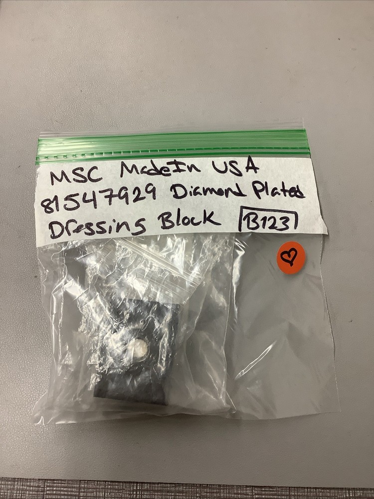 MSC 81547929 Diamond Plated Dressing Block 6 Points (b123)