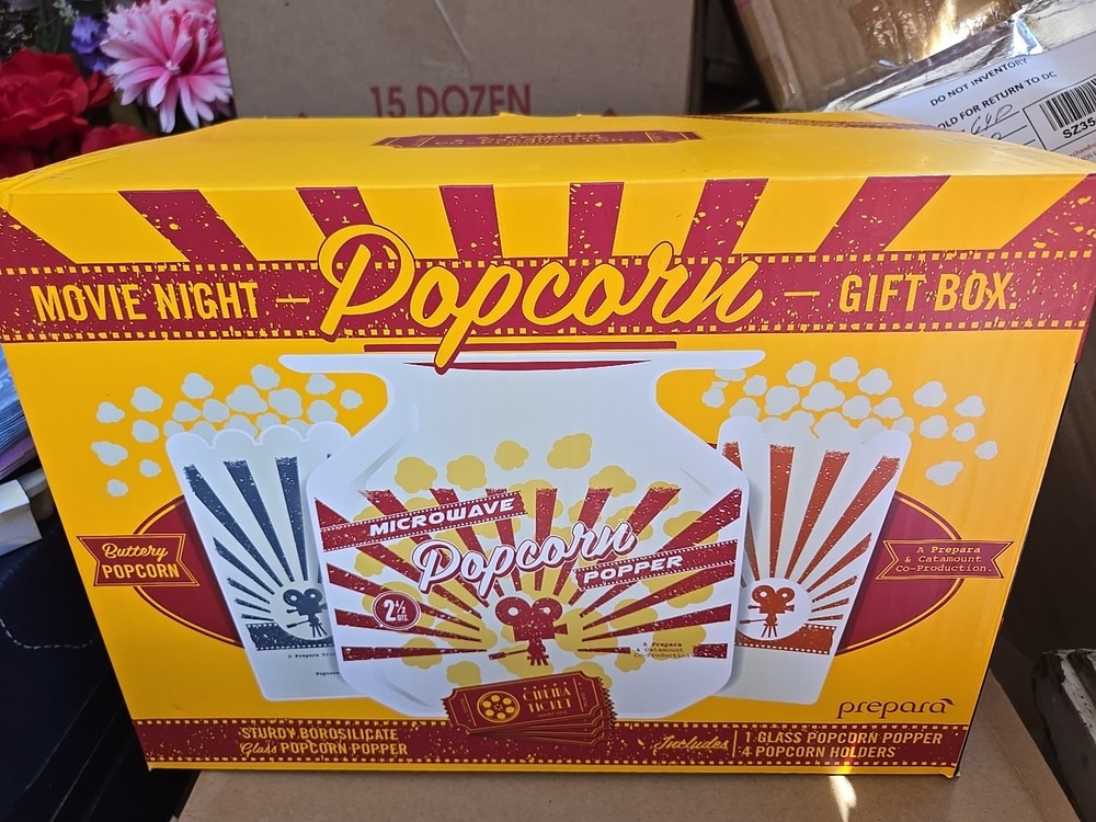Prepara Microwave Popcorn Popper Gift Set