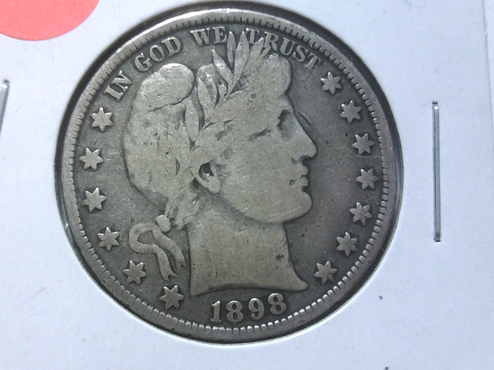 1898-P Barber Half Dollar
