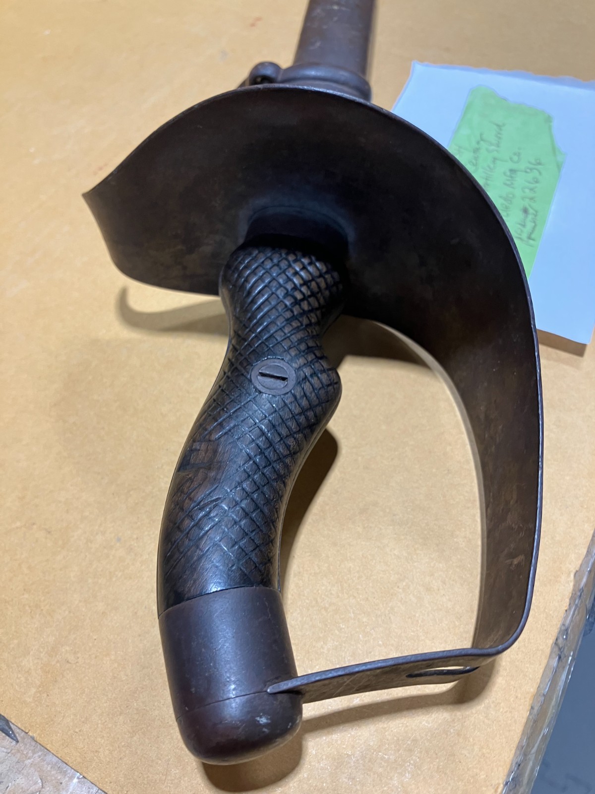 Antiques 19th Century Spanish Artillery Sword by Toledo Manufacturing 22636