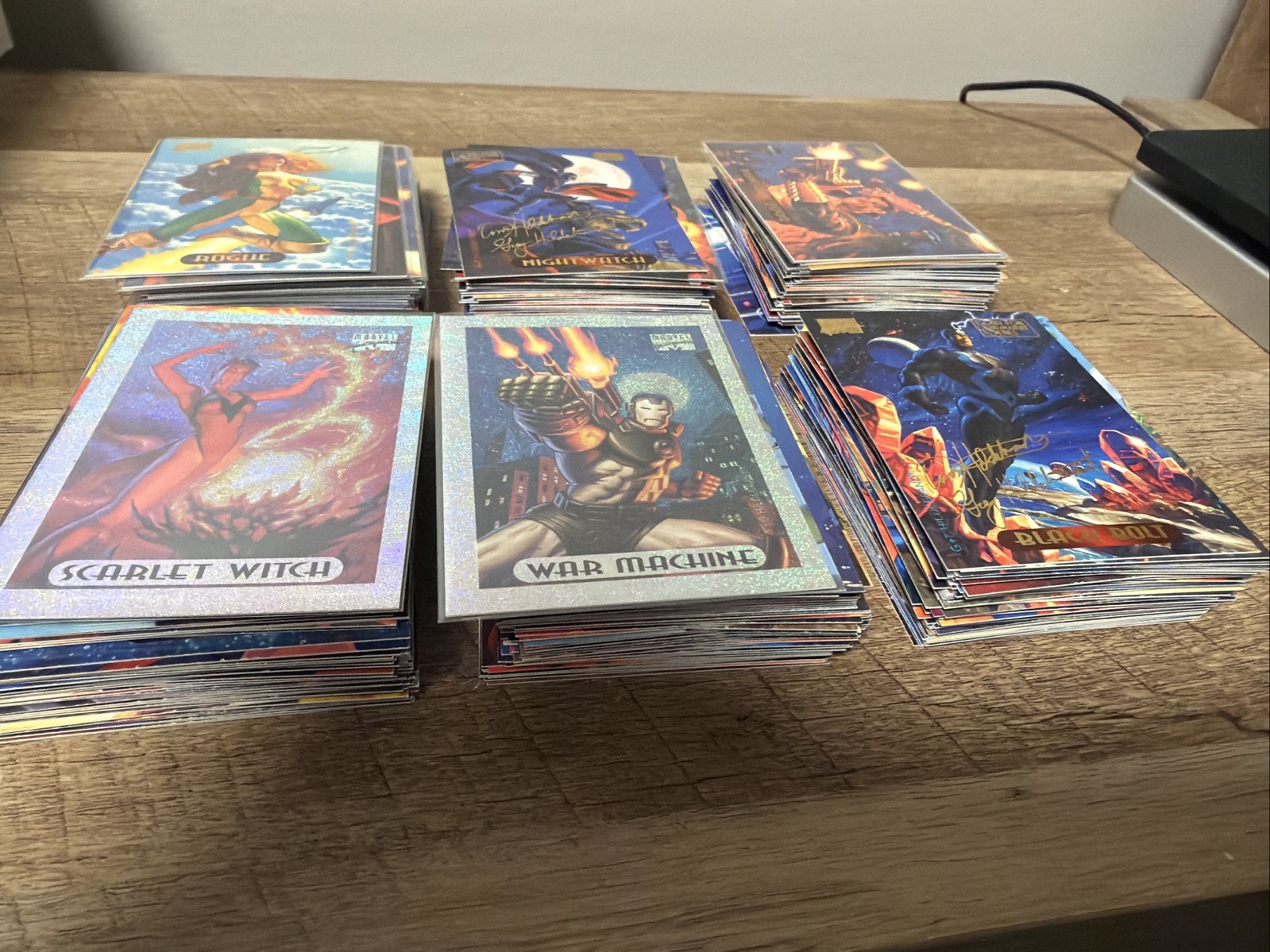 1994 marvel masterpieces lot of 200+ cards