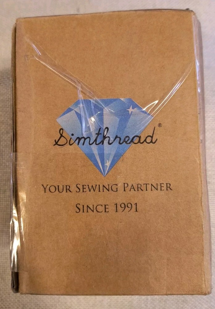 1 Simthread Embroidery Polyester Embroidery Thread 40wt 5500 yd Gray 105 granit