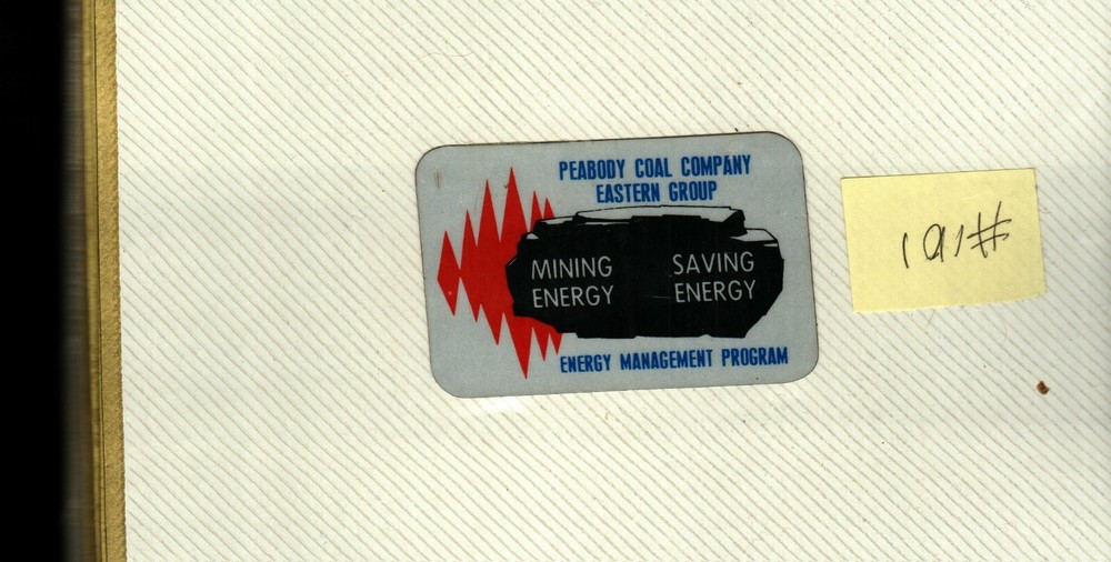 NICE PEABODY EASTERN REGION COAL MINING STICKER # 1103