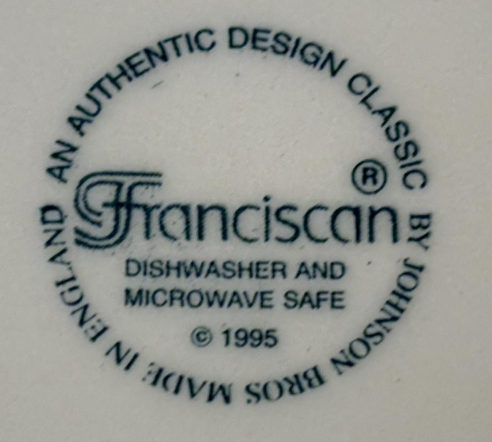 Franciscan Apple Soup Bowls