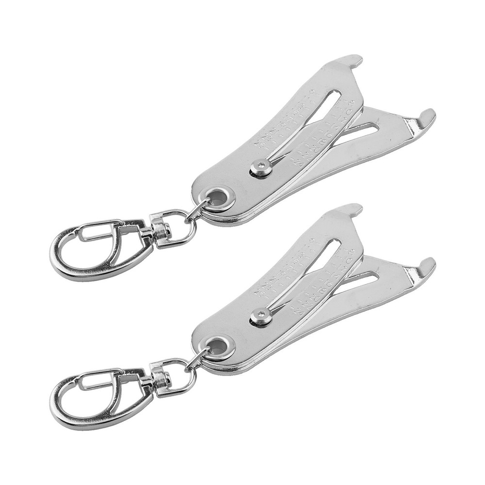 Essential 2PC Thread Size Examination Kit for DIY Enthusiasts and Professionals