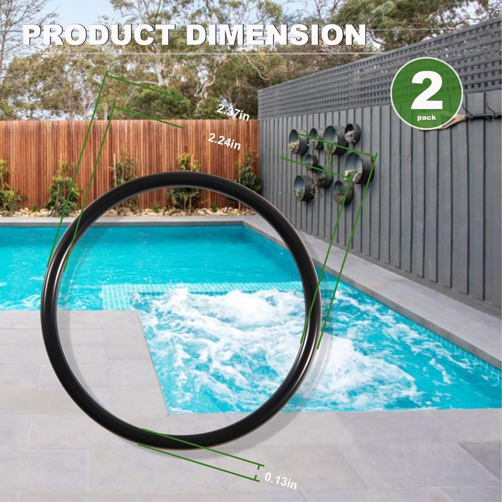 2-Pack 273062 O-Ring for Sta-Rite Dynamo Pumps, Push Pull,Slide Pool & Spa Valve