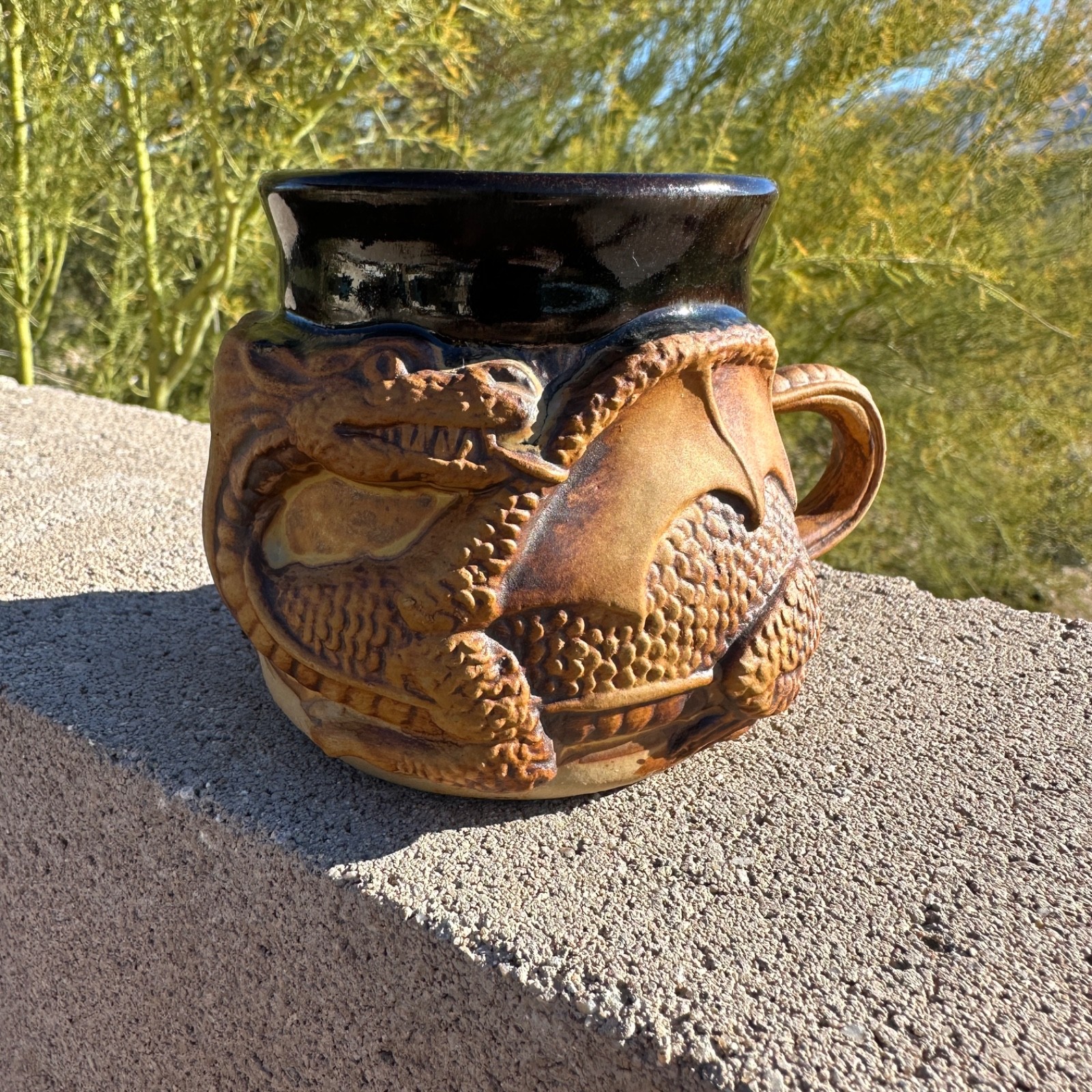 DRAGON MUG "Game of Thrones, House of Dragons" 3D Art Pottery Medieval
