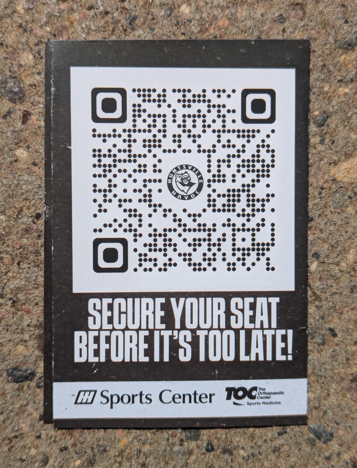 2024-25 Huntsville Havoc Hockey Pocket Schedule SPHL🏒🥅
