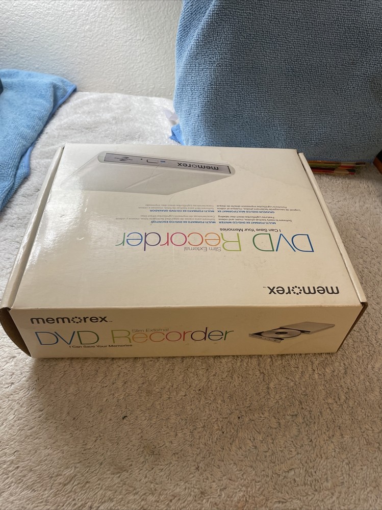Memorex Slim External DVD Recorder. New Open Box