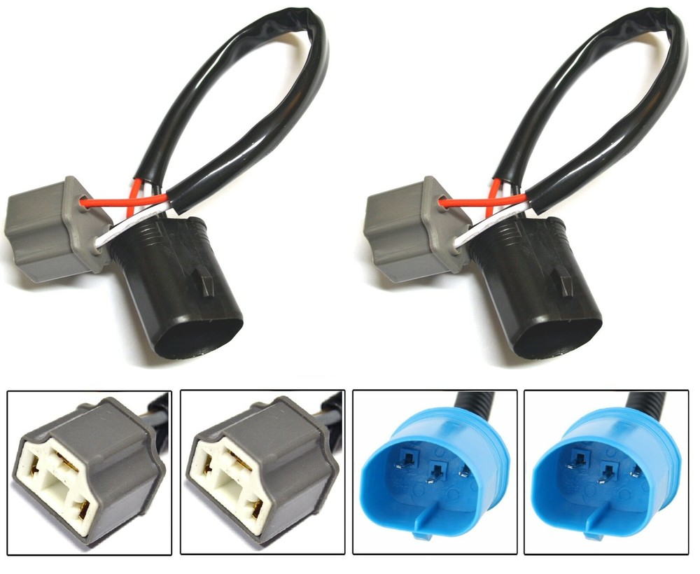 Conversion Wire 9007 HB5 TO 9003 HB2 H4 Two Harness Head Light Bulb Socket Lamp