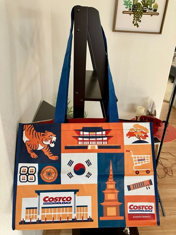 Costco Korea Reusable Large Shopping Bag - Brand New