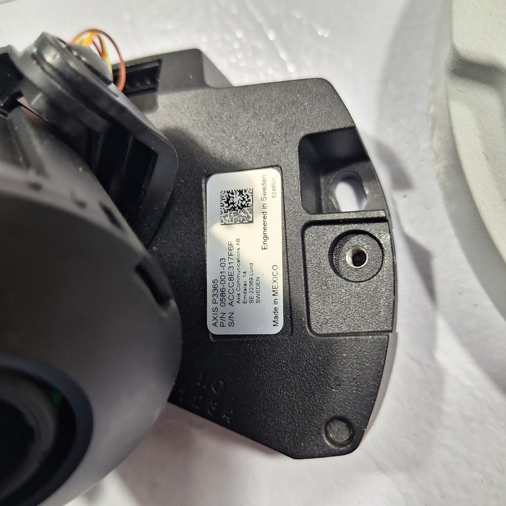 AXIS P3365-V Network Camera 0586-001 Wide Angle