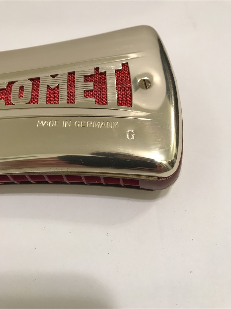 Comet M. Hohner Curved Two-Sided Tremelo Harmonica Key C&G