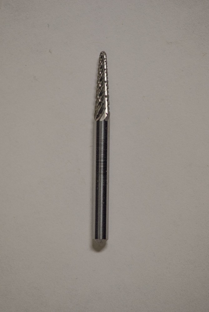SL42D Taper SOLID Carbide Burr Bur Cutting Tool Die Grinder Bit 1/8"