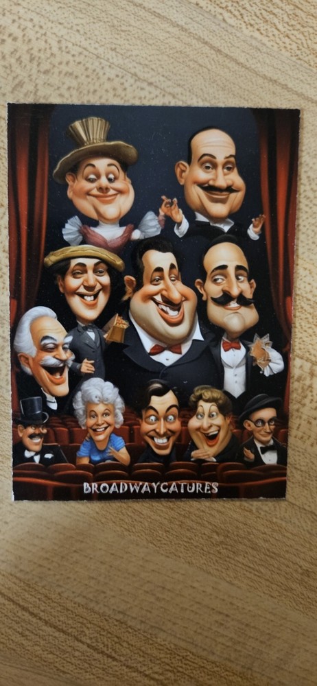 Peter Gallagher Custom Signed Caricature Card- Broadwaycatures