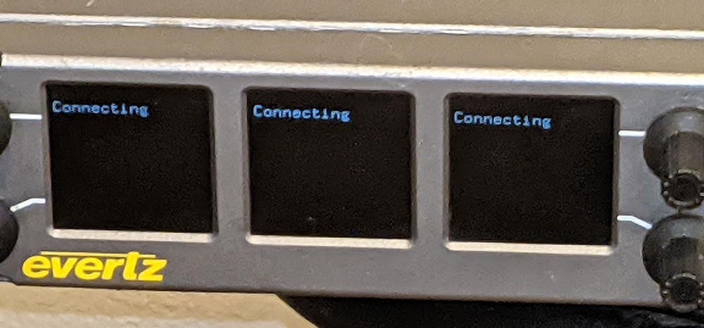 Evertz CP-1024E Quartz Router Control Panel, Rackmount Unit