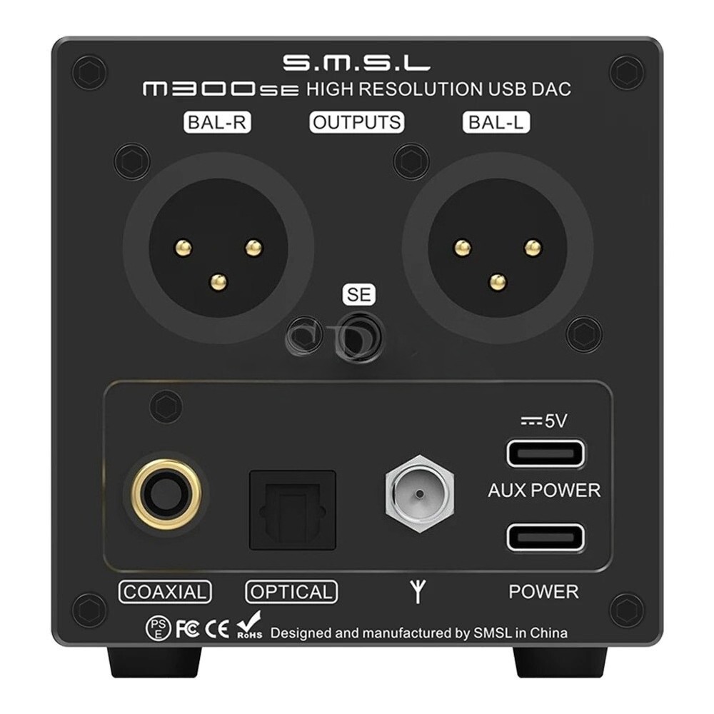 SMSL M300SE USB DAC Bluetooth DAC w/Remote Control Balanced Headphone Amplifier