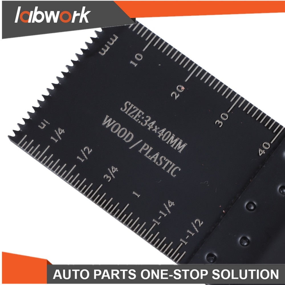 Labwork 110PCS 4 Type Universal Titanium Oscillating Saw Blades Multitool Blades