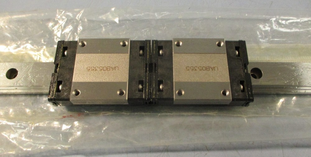 THK SRS15M Linear Guide w/ 670mm Guide Rail Two Linear Guide Blocks