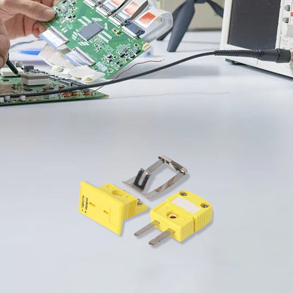 K Type Miniature Socket & Panel Mount Connector for Thermocouple Systems