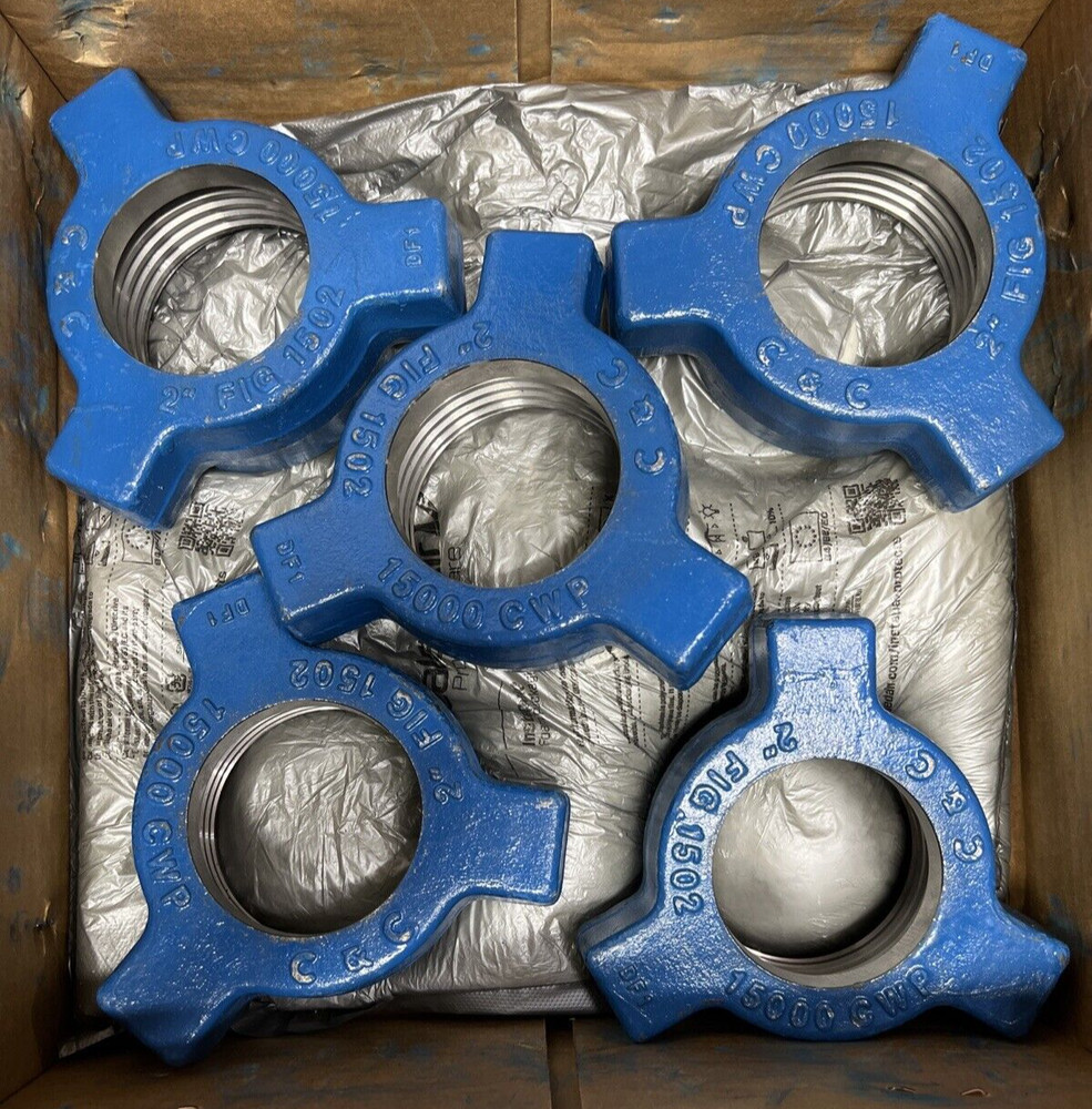 5 QTY C&C  2” FIG 1502 Wing Nuts