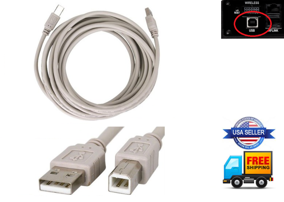 Rockford Fosgate DSP to PC Cable Laptop Computer USB 3SIXTY.3 Processor Audio