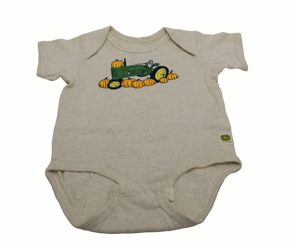 John Deere (18 Months) Pumpkin Tractor Bodysuit - LP84945